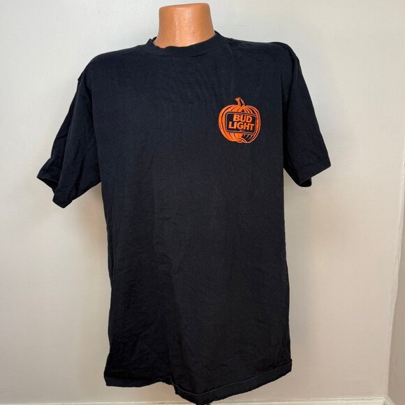 Vintage 1990s Budweiser Monster Party T-Shirt, Bud Light Beer Halloween Promo, L - Picture 2 of 7